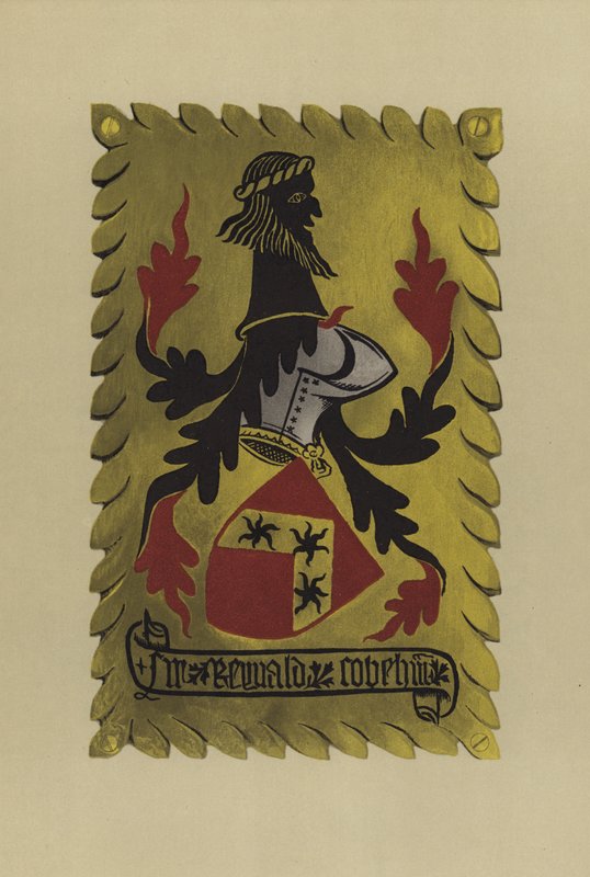 Sir Reginald Cobham, lord Cobham ze Sterborough, asi 1352-1361 (chromolit) od William St John Hope