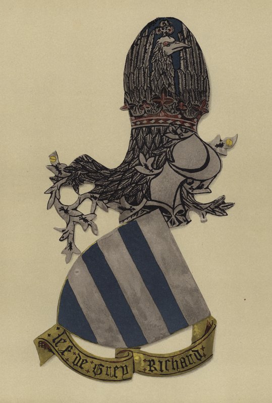 Sir Richard Grey, lord Gray z Codnoru, 1404-1418 (chromolitho) od William St John Hope