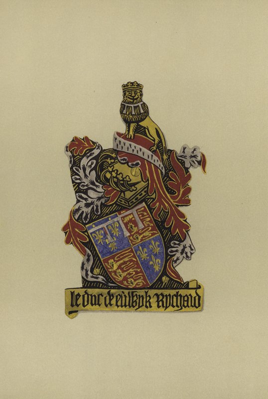 Sir Richard Plantagenet, vévoda z Yorku, 1475-1483 (chromolitho) od William St John Hope