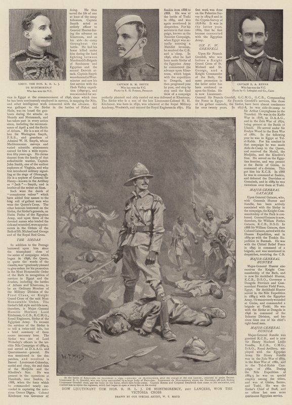 Jak poručík ctihodný R H L J De Montmorency, 21. Lancers, vyhrál Viktoriin kříž od William T. Maud