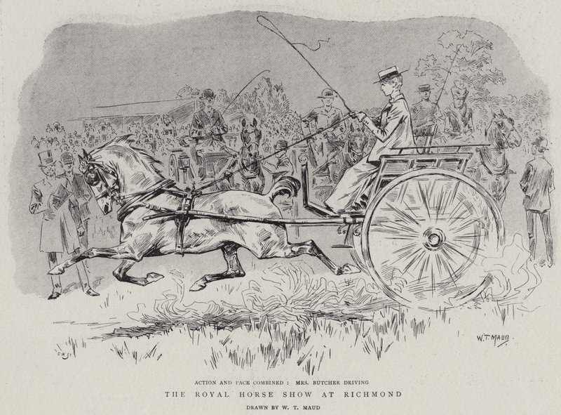 Royal Horse Show v Richmondu od William T. Maud