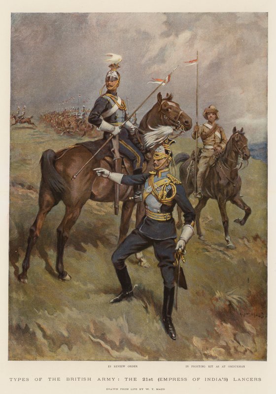 Typy britské armády, 21. kopiníci (císařovny Indie). od William T. Maud