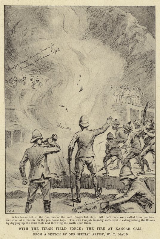 S Tirah Field Force, Oheň v Kangar Gali od William T. Maud