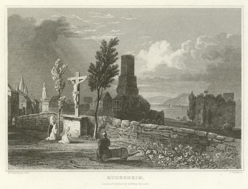 Rudesheim od William Tombleson