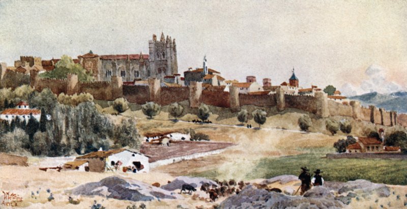 Avila (barevná lito) od William Wiehe Collins