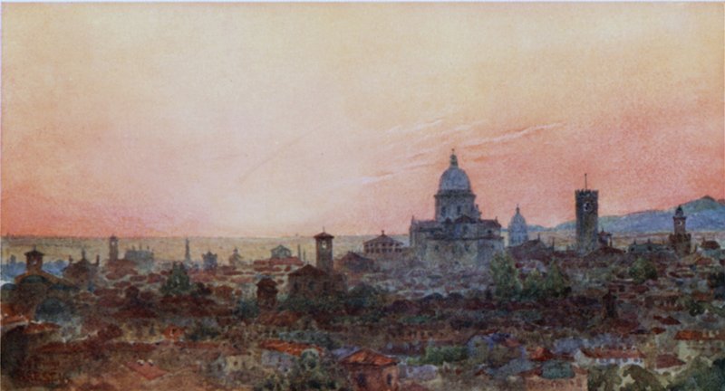 Brescia (barevné lito) od William Wiehe Collins