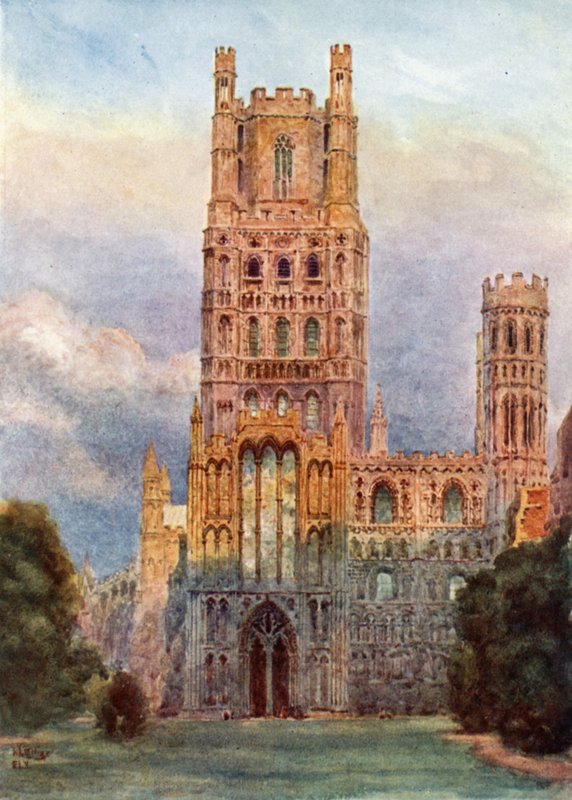 Ely, ze západní fronty (barva lito) od William Wiehe Collins