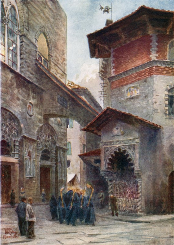 Florencie. Nebo S. Michele a Palazzo dell 