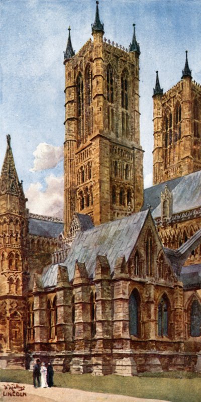 Lincoln, Západní věže (barva lito) od William Wiehe Collins