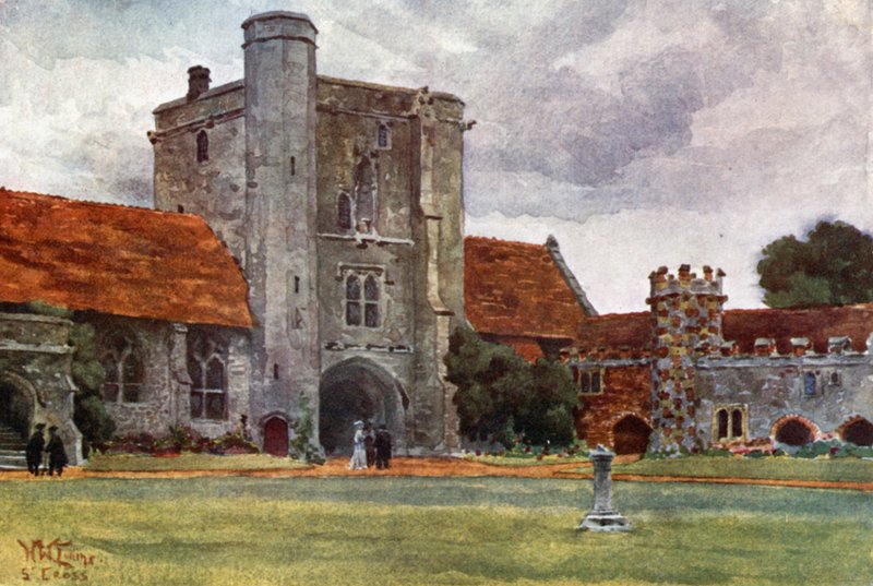 Winchester, St. Cross (barva lito) od William Wiehe Collins