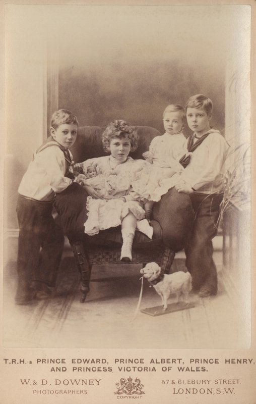 Princ Edward, princ Albert, princ Henry a princezna Viktorie z Walesu od William and Daniel Downey