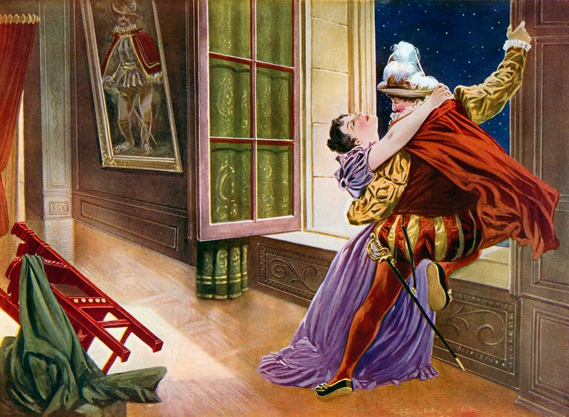 Les Huguenots, scéna III. dějství v od William de Leftwich Dodge