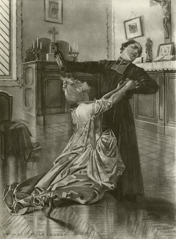 Manon, 3. dějství, 3. scéna (hlubotisk) od William de Leftwich Dodge