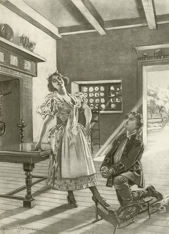 Marta, III. dějství scéna vi (hlubotisk) od William de Leftwich Dodge
