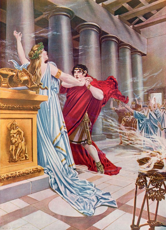 Norma, dějství II scéna x od William de Leftwich Dodge