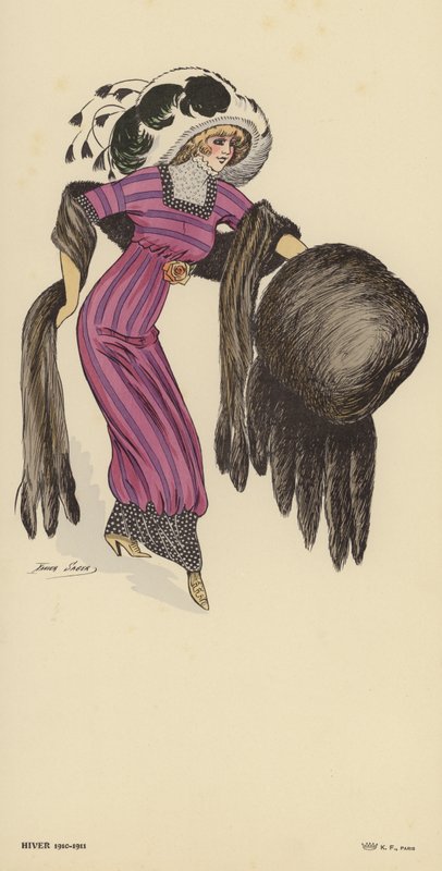 Zimní móda 1910-1911 od Xavier Sager