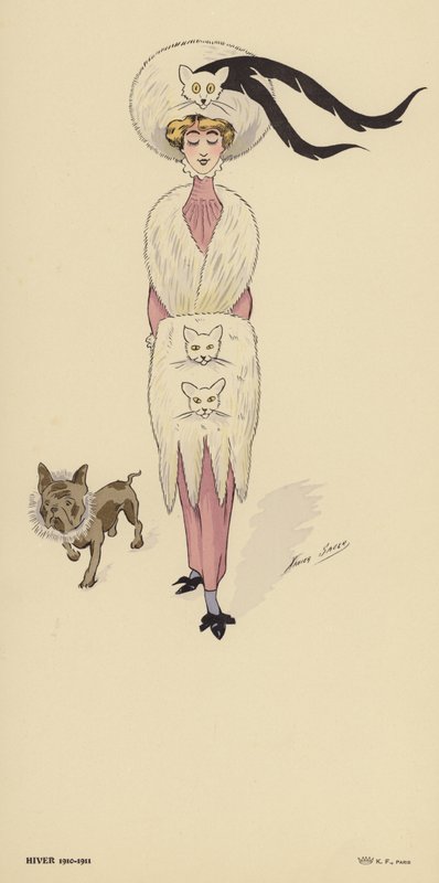 Zimní móda 1910-1911 od Xavier Sager