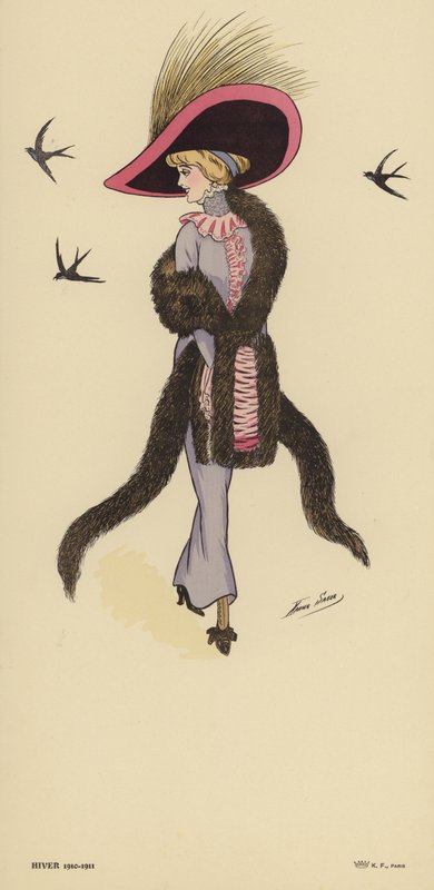 Zimní móda 1910-1911 od Xavier Sager