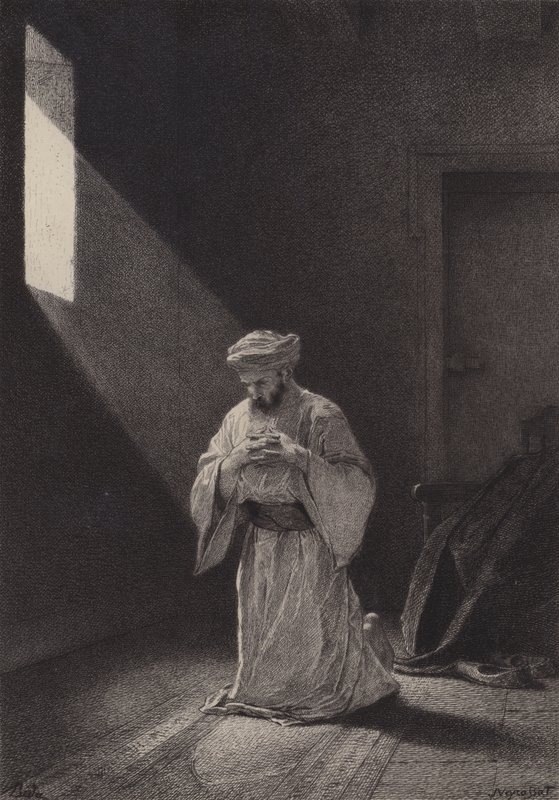 Modlitba od after Albert Robida