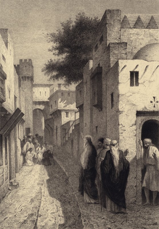 Deset malomocných od after Albert Robida