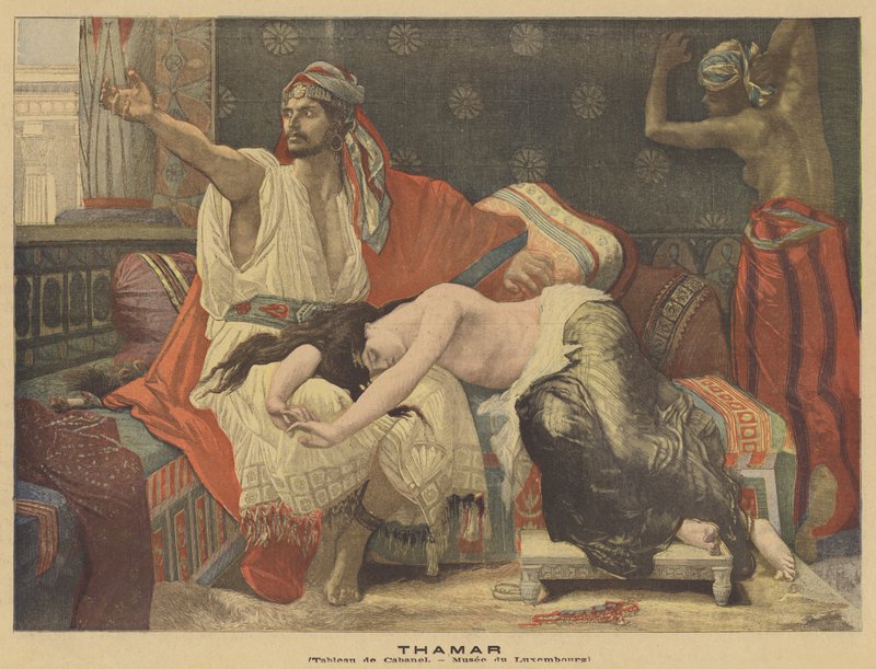 Tamar od after Alexandre Cabanel