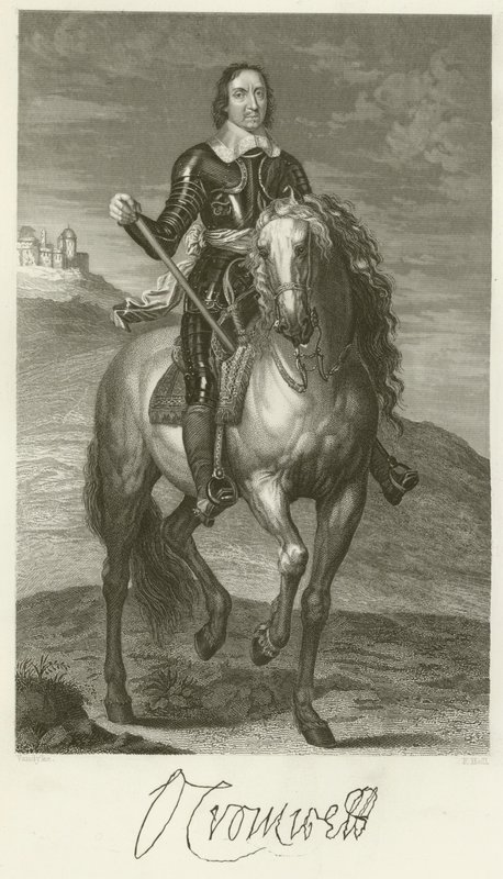 Oliver Cromwell od after Anthony van Dyck