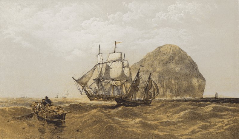 Ailsa Craig (chromolitho) od after C. Stanfield