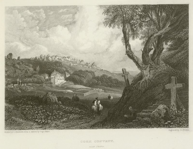 Cork Convent, poblíž Cintra od after C. Stanfield