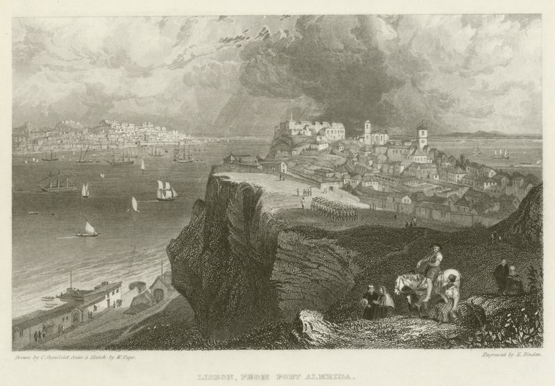 Lisabon, z Fort Almeida od after C. Stanfield