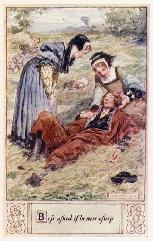Bess se ho zeptala, jestli spí. od after Charles Edmund Brock