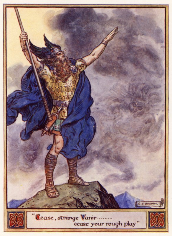 Přestaň, divný Vanire, přestaň s drsnou hrou od after Charles Edmund Brock