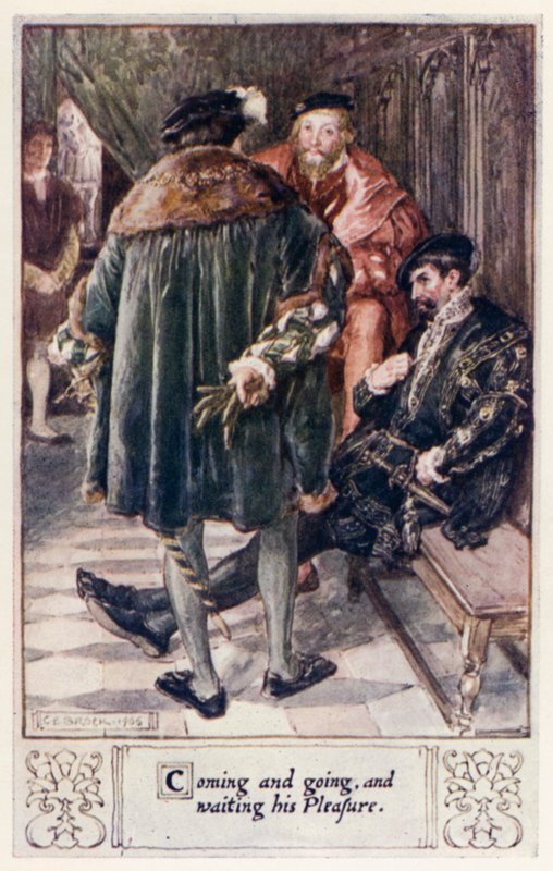 Přicházet a odcházet a čekat na jeho Potěšení od after Charles Edmund Brock