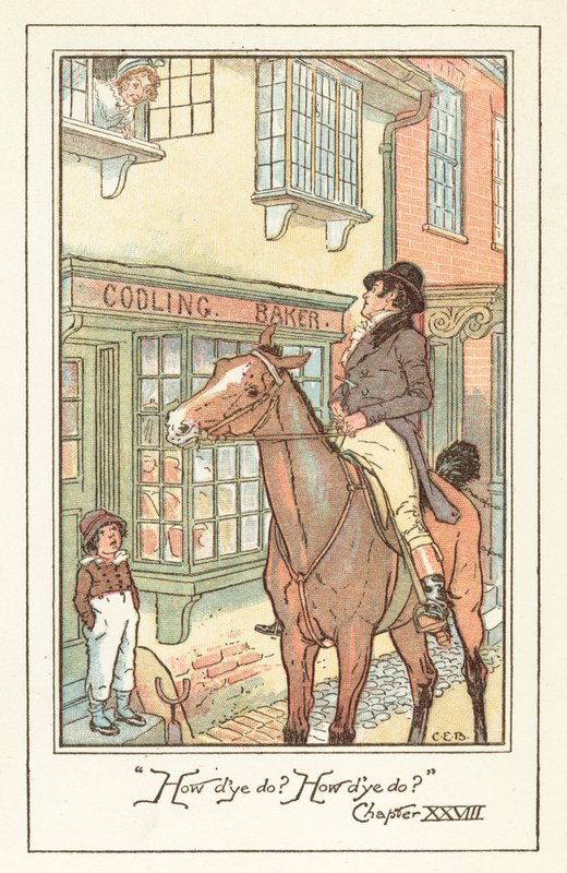 Ilustrace pro Jane Austens Emmu od after Charles Edmund Brock