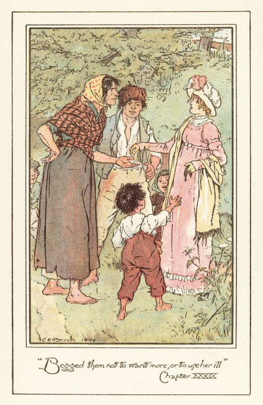 Ilustrace pro Jane Austens Emmu od after Charles Edmund Brock
