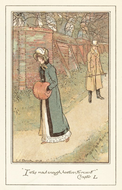 Ilustrace pro Jane Austens Emmu od after Charles Edmund Brock
