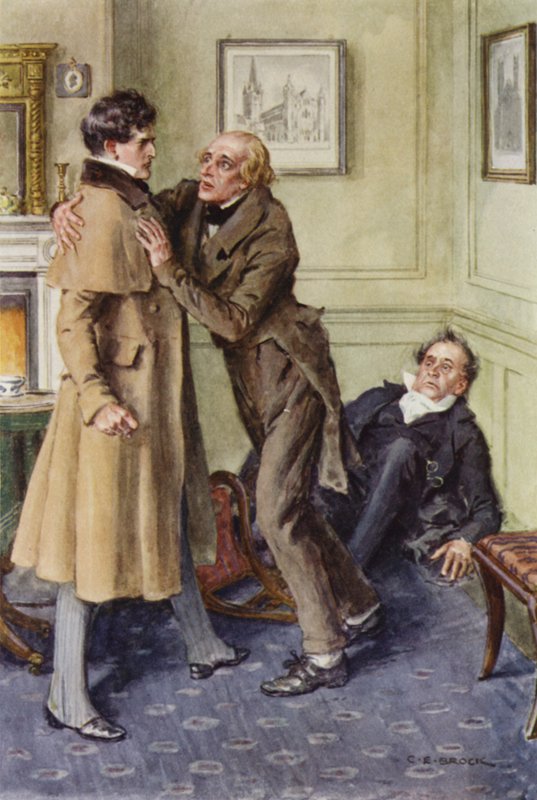Ilustrace k filmu Martin Chuzzlewit od after Charles Edmund Brock