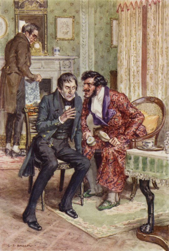 Ilustrace k filmu Martin Chuzzlewit od after Charles Edmund Brock