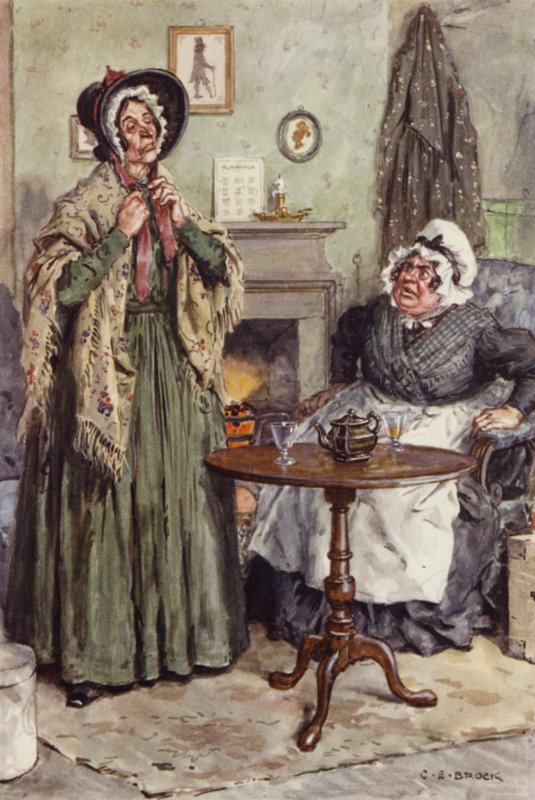 Ilustrace k filmu Martin Chuzzlewit od after Charles Edmund Brock