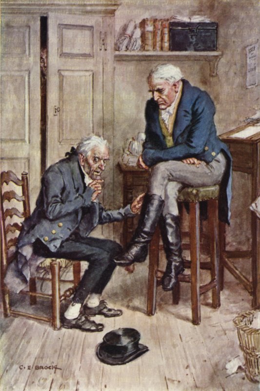 Ilustrace k filmu Nicholas Nickleby od after Charles Edmund Brock