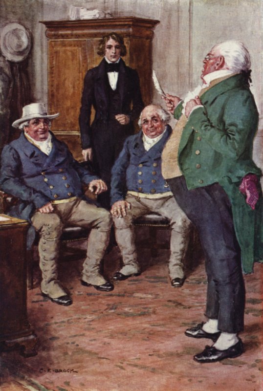 Ilustrace k filmu Nicholas Nickleby od after Charles Edmund Brock
