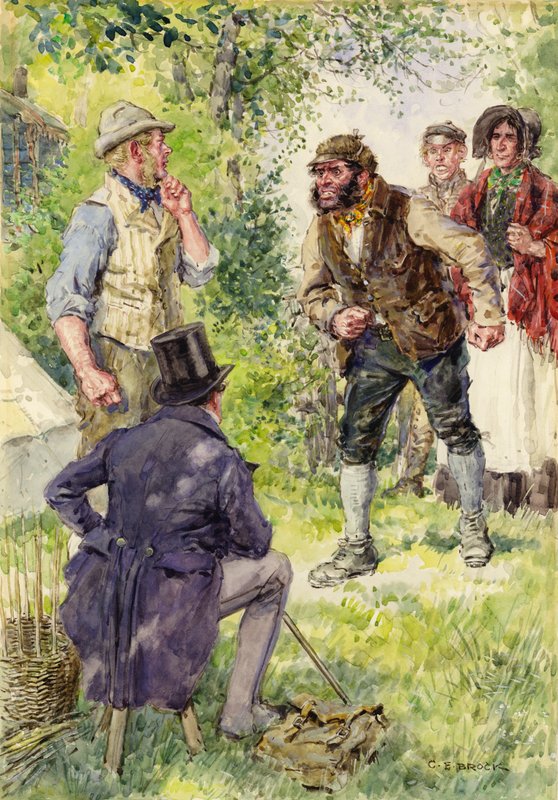 Ilustrace pro The Way Beyond od Jefferyho Farnola od after Charles Edmund Brock