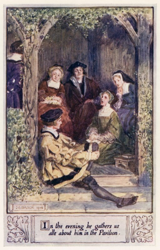 Večer nás všechny o něm shromáždí v pavilonu od after Charles Edmund Brock