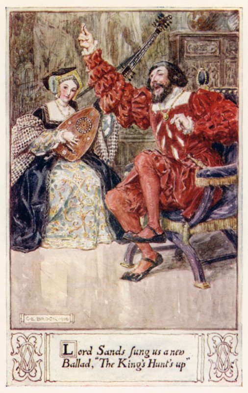Lord Sands nám nazpíval novou baladu The Kings Hunts up od after Charles Edmund Brock