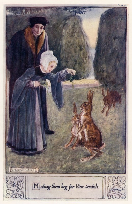 Nutí je prosit o úponky révy od after Charles Edmund Brock