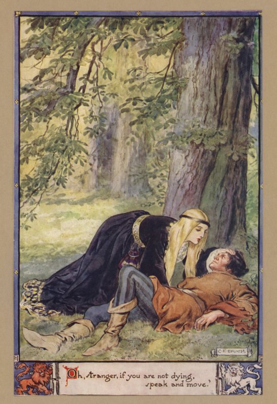 Ach, cizinče, pokud neumíráte, mluv a hýbej se od after Charles Edmund Brock