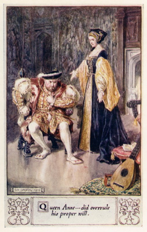 Královna Anna přemohla jeho řádnou vůli od after Charles Edmund Brock