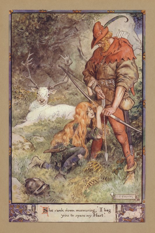 Klesla a mumlala, prosím tě, ušetři mého Harta od after Charles Edmund Brock