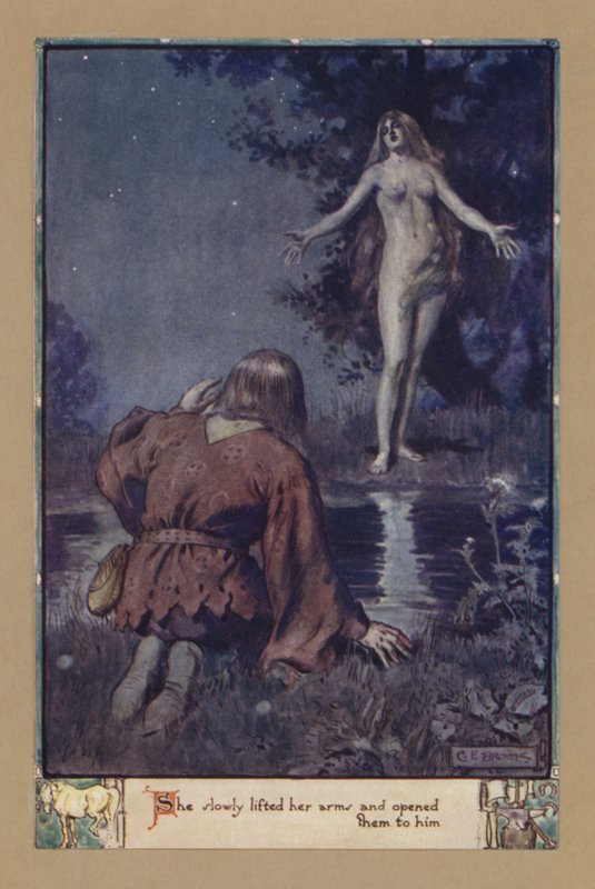 Pomalu zvedla ruce a otevřela mu je od after Charles Edmund Brock