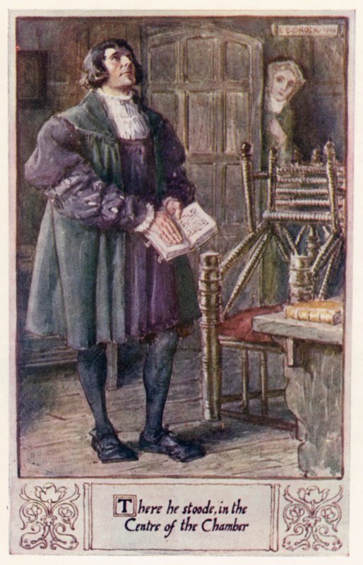 Stál tam, uprostřed síně od after Charles Edmund Brock