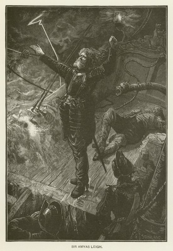 Sir Amyas Leigh od after Charles J. Staniland